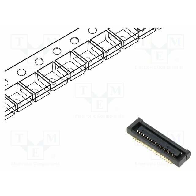 HIROSE Connector: PCB to PCB; socket