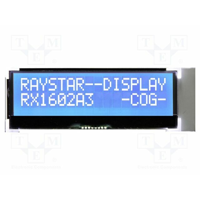 RAYSTAR OPTRONICS Display: LCD; alphanumeric; COG