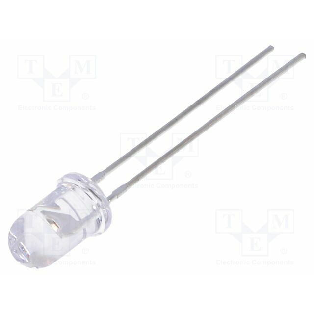 LUCKY LIGHT LED; red; 5mm; 2900÷5000mcd