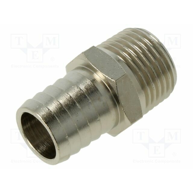 PNEUMAT Threaded fitting; connector pipe; nickel