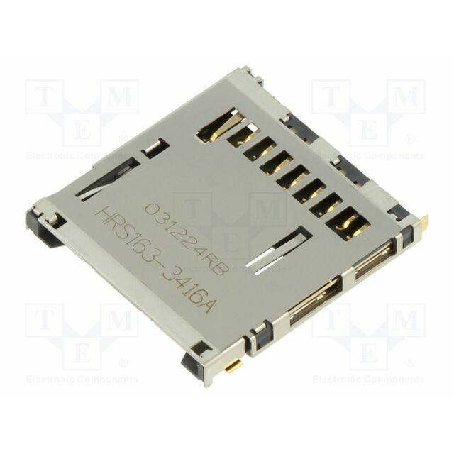 HIROSE Connector: for cards; SD; push-push