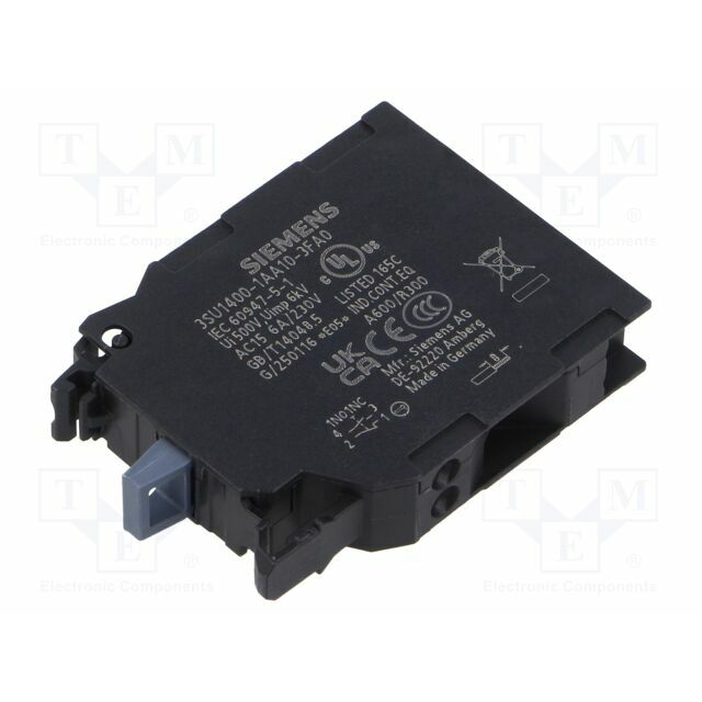 SIEMENS Contact block; 22mm; 3SU1.5