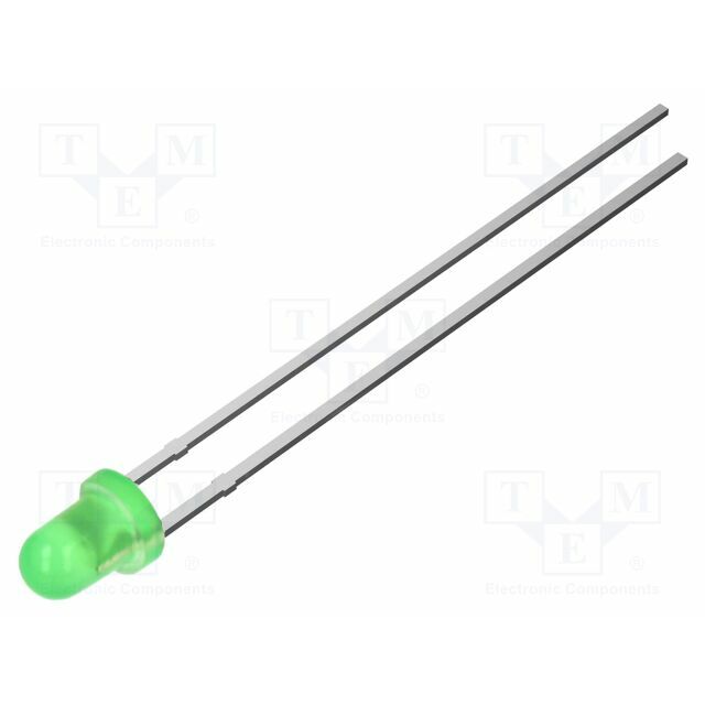 LUCKY LIGHT LED; yellow green; 3mm