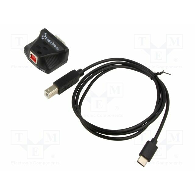 BRAINBOXES Automation module: converter; RS232/USB-C; Number