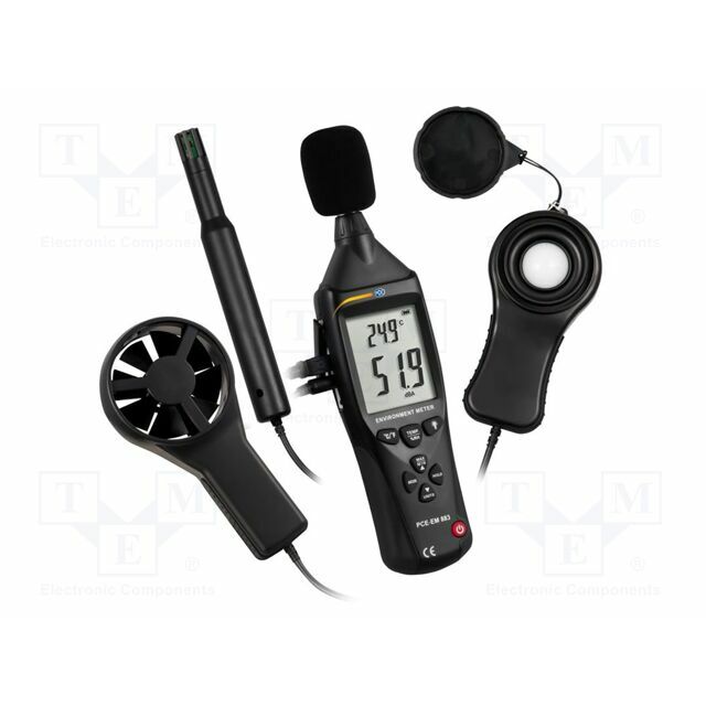 PCE INSTRUMENTS Thermoanemometer; LCD 2,75"