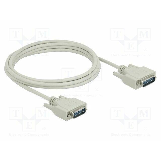 Cable; D-Sub 15pin plug,both sides