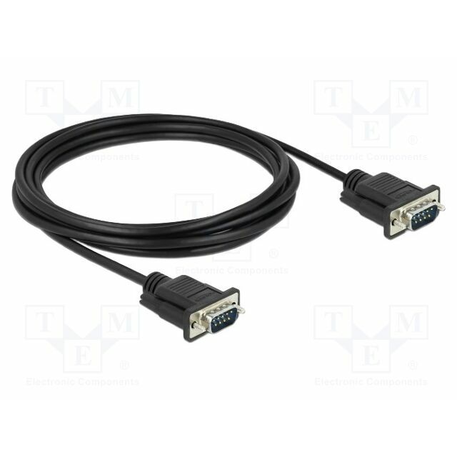 Cable; D-Sub 9pin plug,both sides