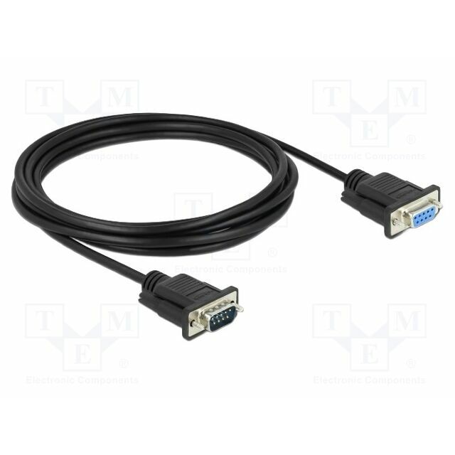 Cable; D-Sub 9pin socket,D-Sub 9pin