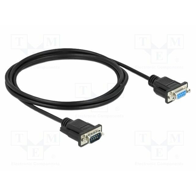 Cable; D-Sub 9pin socket,D-Sub 9pin