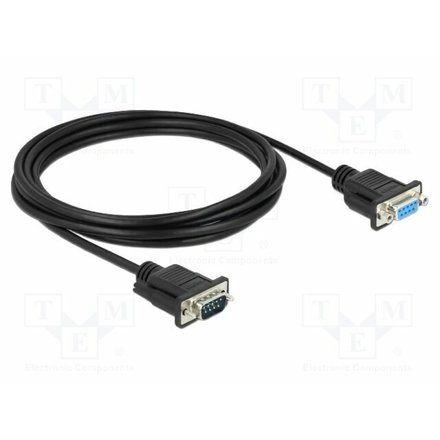 Cable; D-Sub 9pin socket,D-Sub 9pin