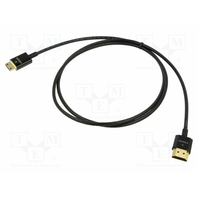 Cable; HDMI plug,mini HDMI plug