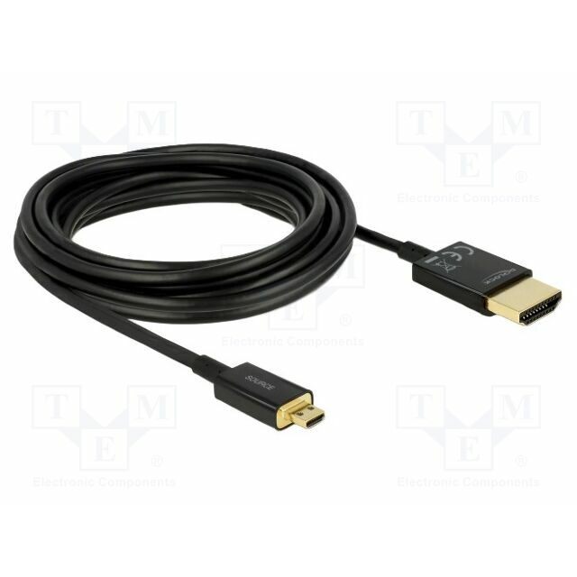 Cable; HDMI plug,micro HDMI plug