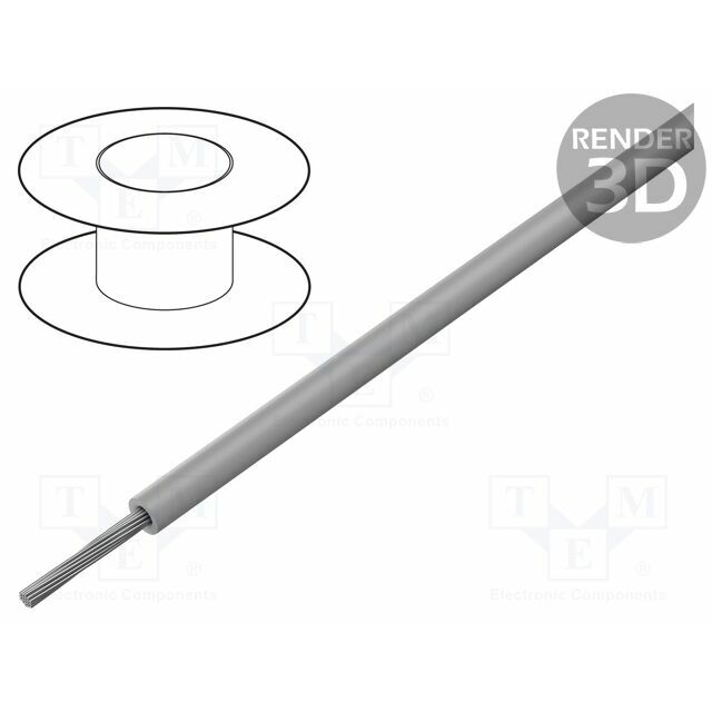 Wire; HELUTHERM® 145; 1x0.5mm2; stranded