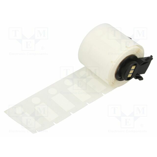 Label; white; two-piece; -40÷90°C; Ø: 9