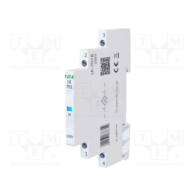 F&F Voltage indicator; 230VAC; IP20; for