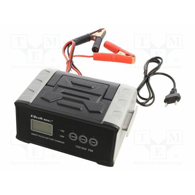 Charger: microprocessor-based; AGM,GEL,acid-lead; 12VDC