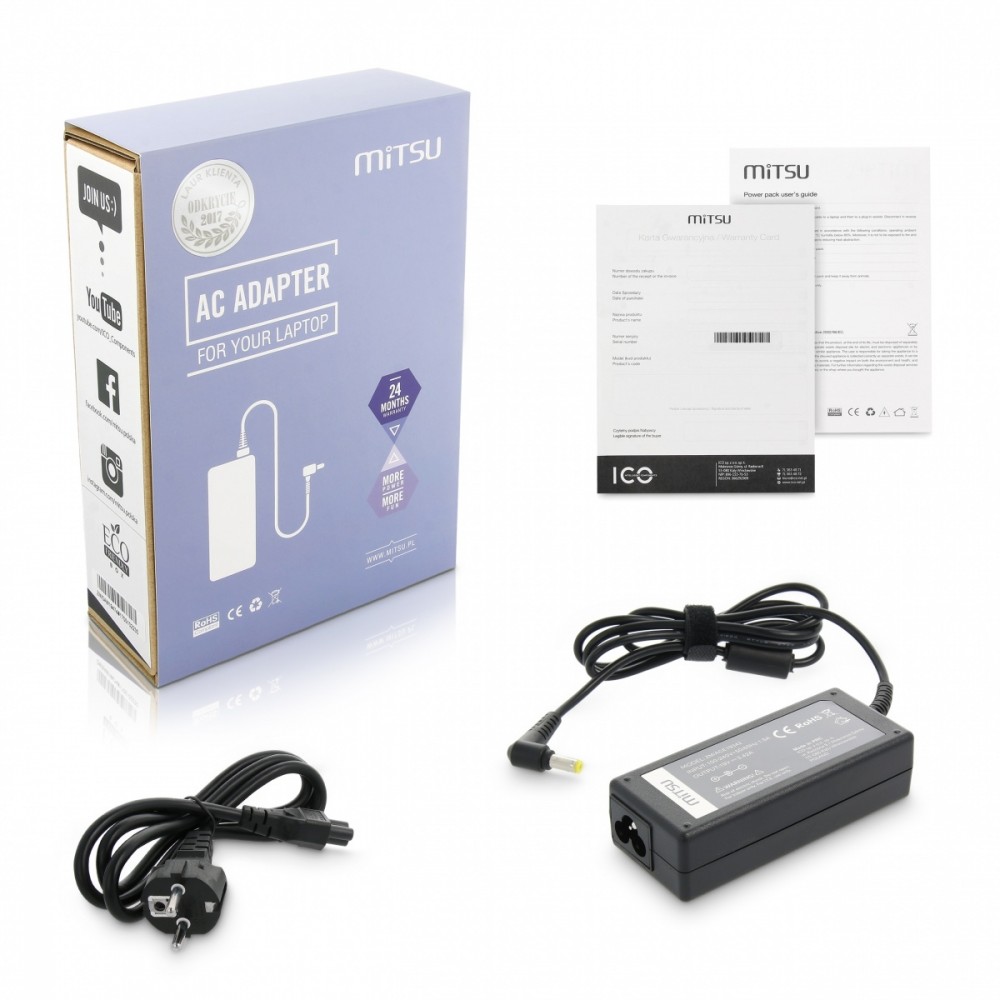 MITSU Power Supply 19V 3.42A