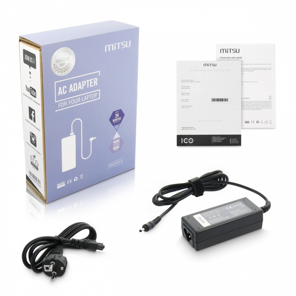 MITSU Power adapter 19V 2.37A