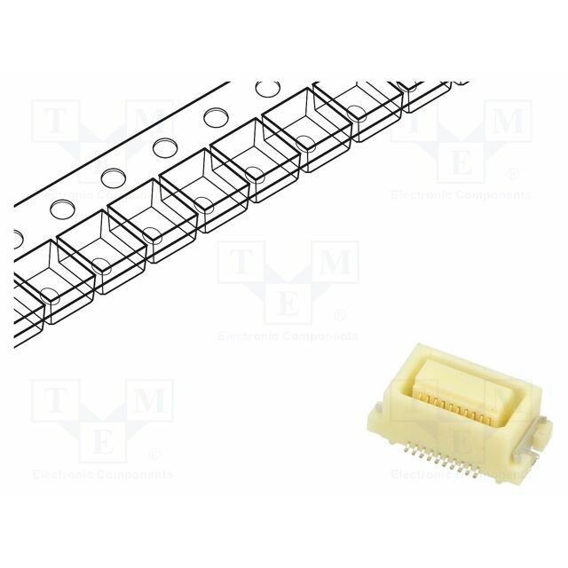 HIROSE Connector: wire-board; socket; PIN: 20