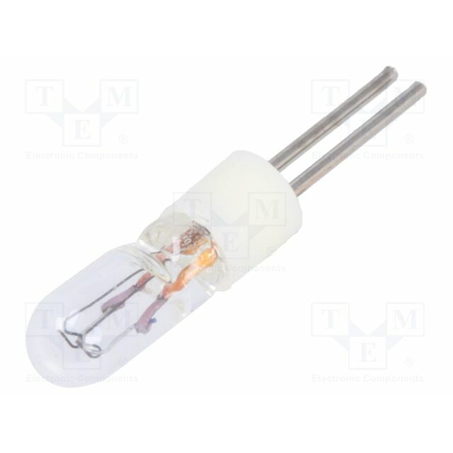 BRIGHTMASTER Filament lamp: miniature; BI-PIN; 12VDC