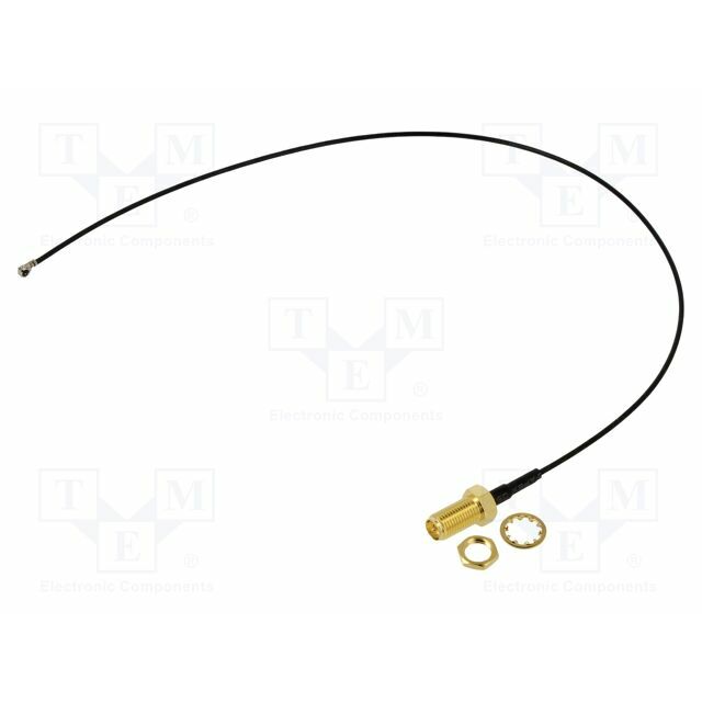 AMPHENOL RF Cable; 0.3m; AMC