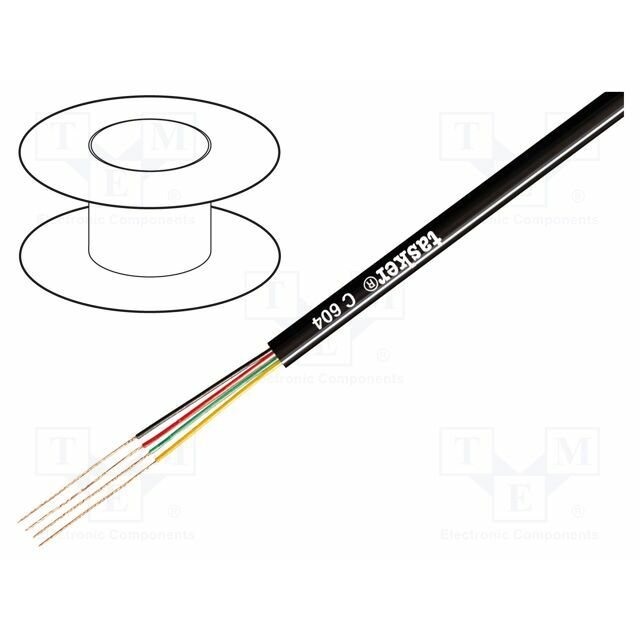 TASKER Wire; 4x0.08mm2; 0.08mm2