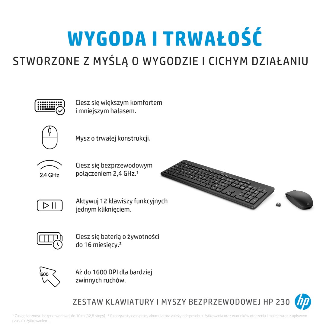 HEWLETT PACKARD HP 230 Wireless Mouse