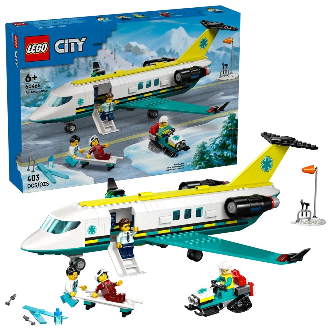 LEGO 60465 City Emergency Plane Gaisa