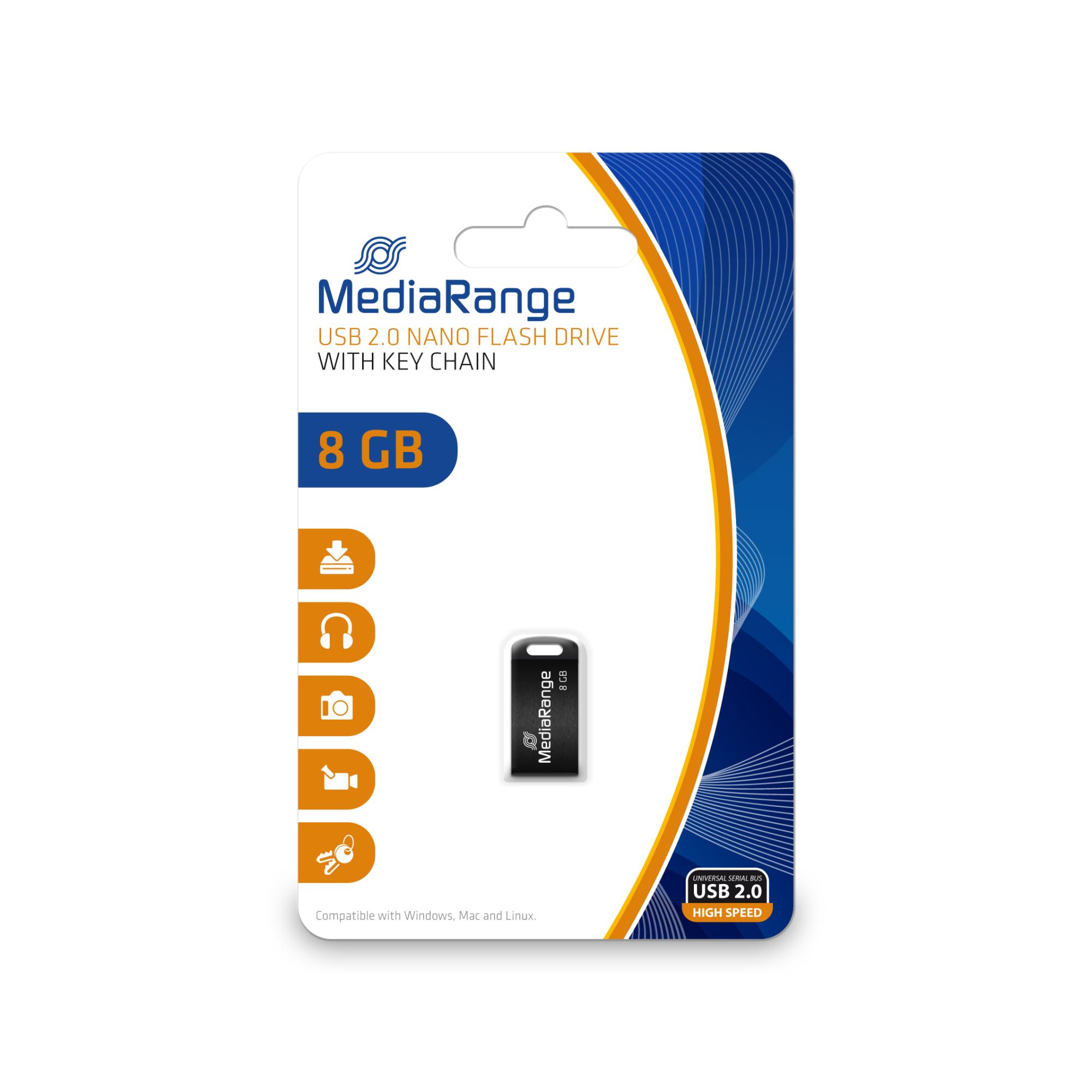 Mediarange USB-Stick  8GB USB 2.0