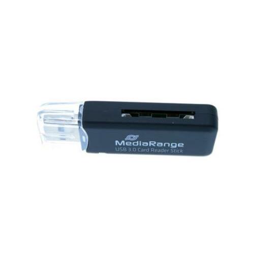 Mediarange USB 3.0 Speicherkartenleser-Stick, schwarz