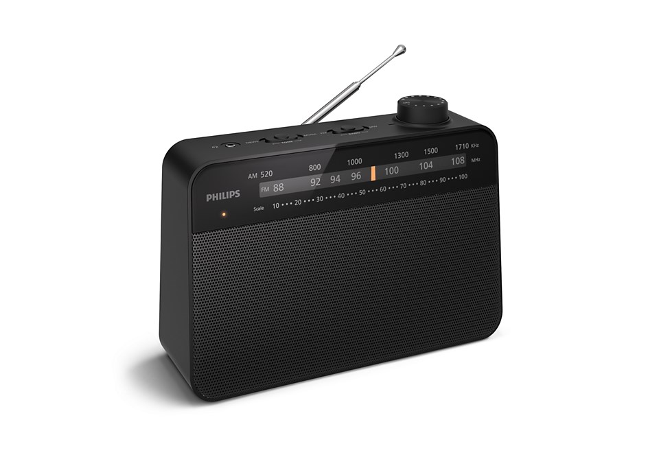 PHILIPS portatīvais radio, melns | TAR2509/10
