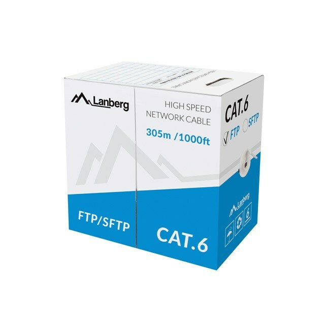 LANBERG CABLE UTP CAT.6 305M