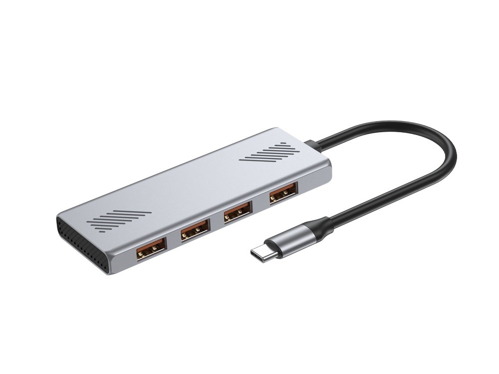 Centrālmezgls Gembird 4-port Type-C hub 4x