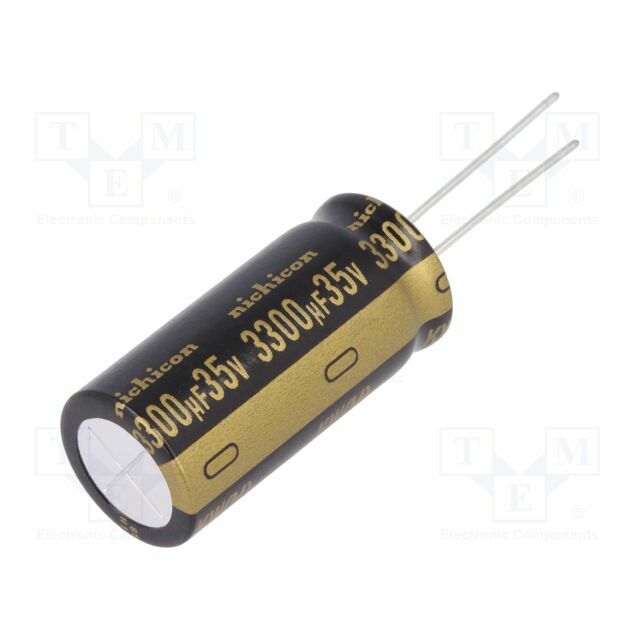 NICHICON Capacitor: electrolytic; THT; 3300uF; 35VDC