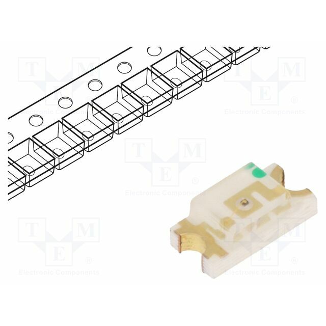 LUCKY LIGHT LED; yellow green; SMD