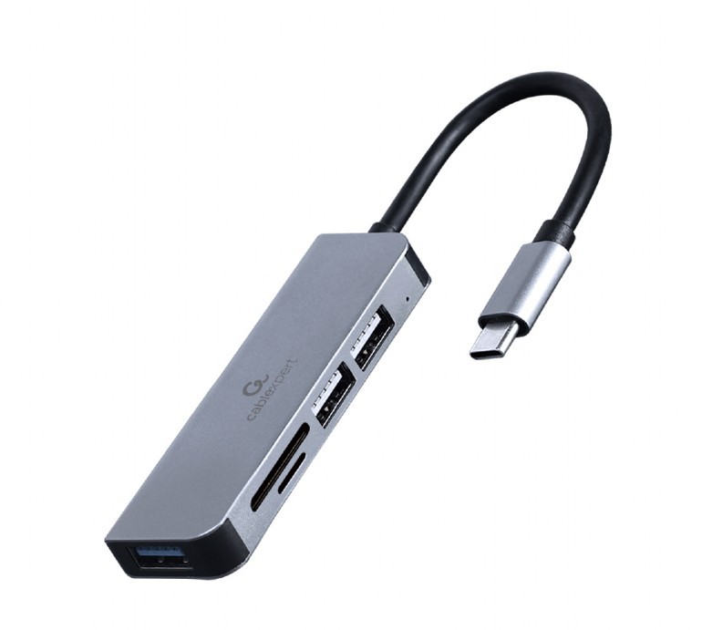 USB Centrmezgls Gembird USB Type-C 3-port