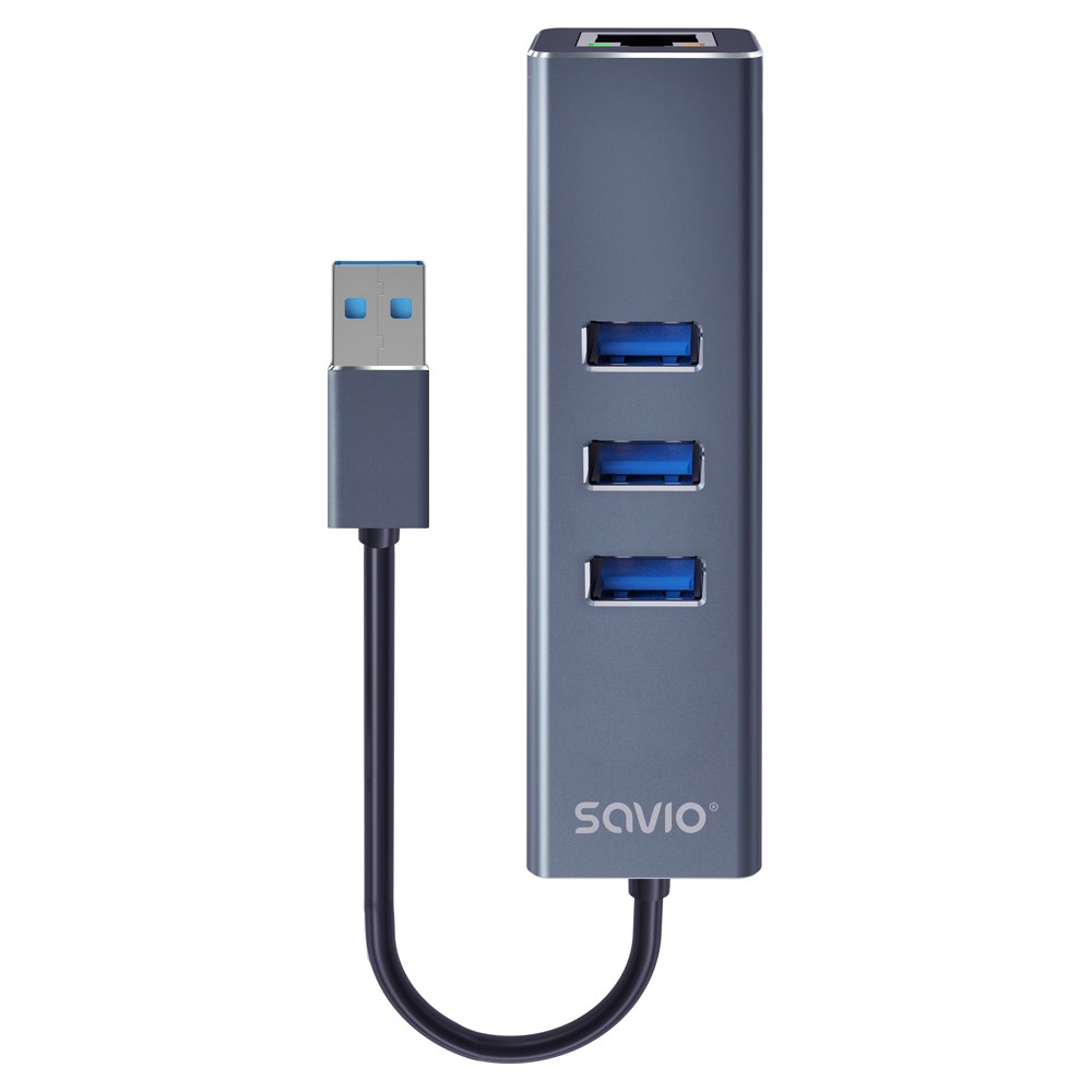 USB Centrmezgls Savio 3-port USB-A 3