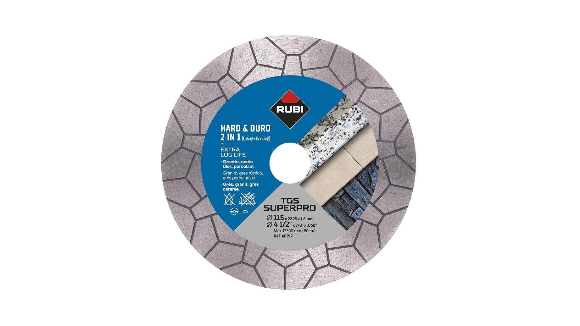 RUBI DIAMOND BLADE TGS 125 SUPERPRO