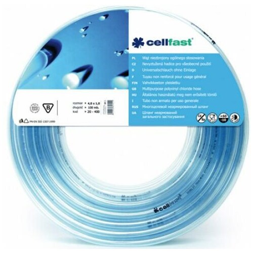 CELLFAST Šļūtene PVC 6.0x1