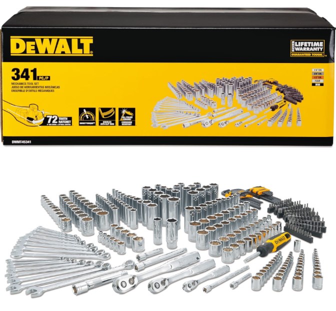 DEWALT ZESTAW KLUCZY 341el. | DWMT45341-1