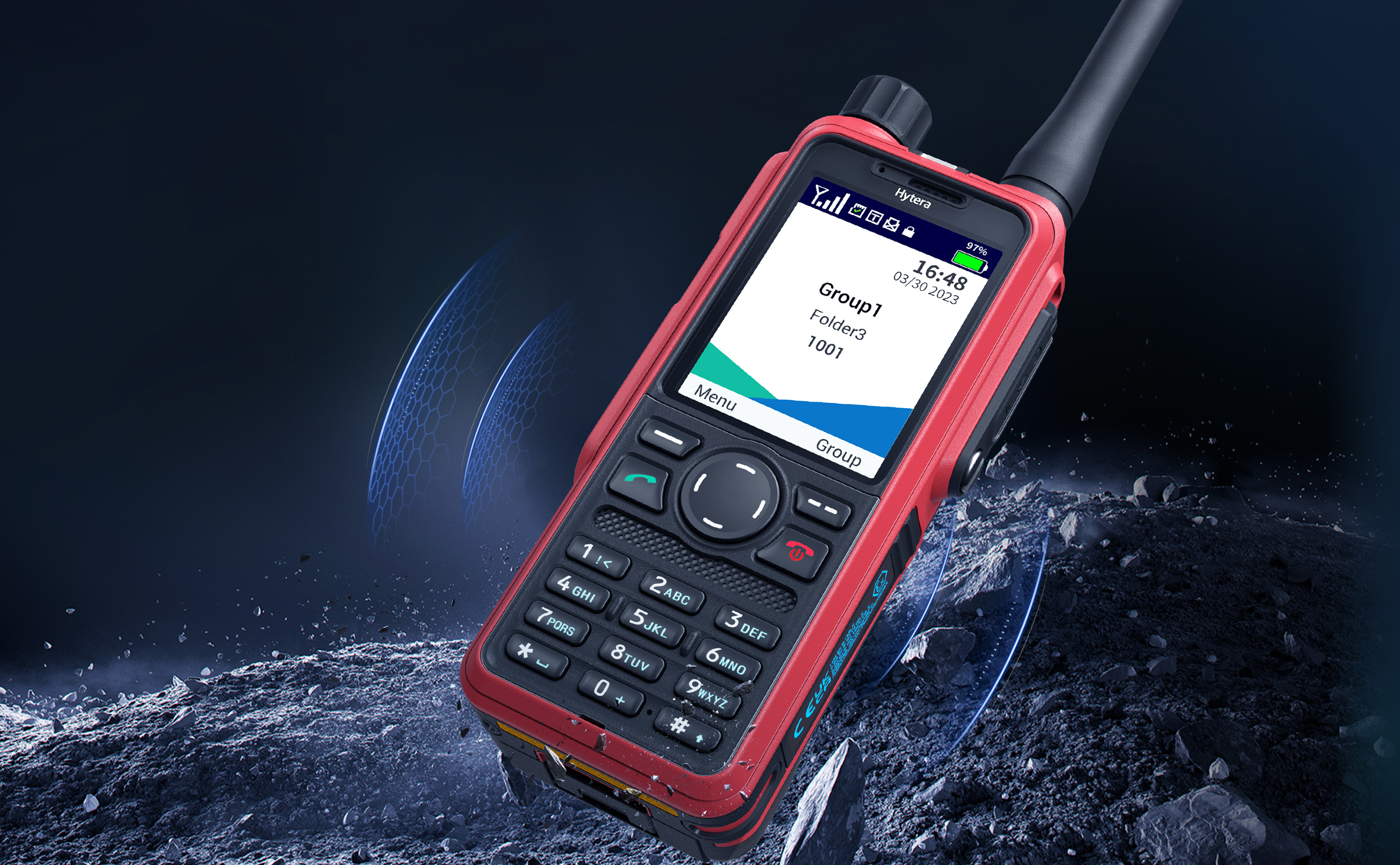 Hytera PT890 Ex ATEX TETRA Portable
