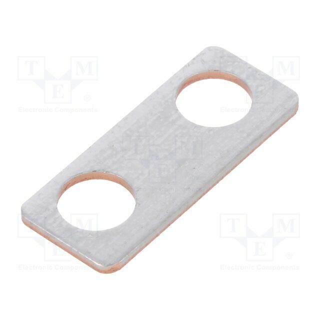 Neutral link; screw; copper; ways: 2