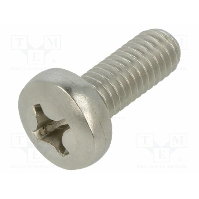 BOSSARD Screw; M6; M6x16; Head: cheese