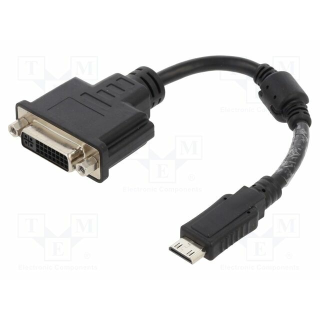 Converter; DVI-I (24+5) socket,mini HDMI