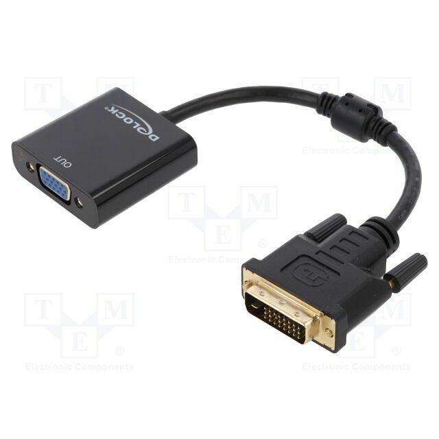 Converter; D-Sub 15pin socket,DVI-D (24+1)