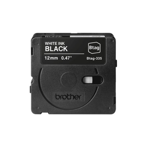 Brother BTAG-335 | White on Black
