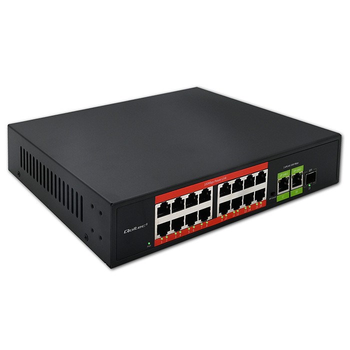 Qoltec Przełącznik sieciowy SWITCH Fast Ethernet
