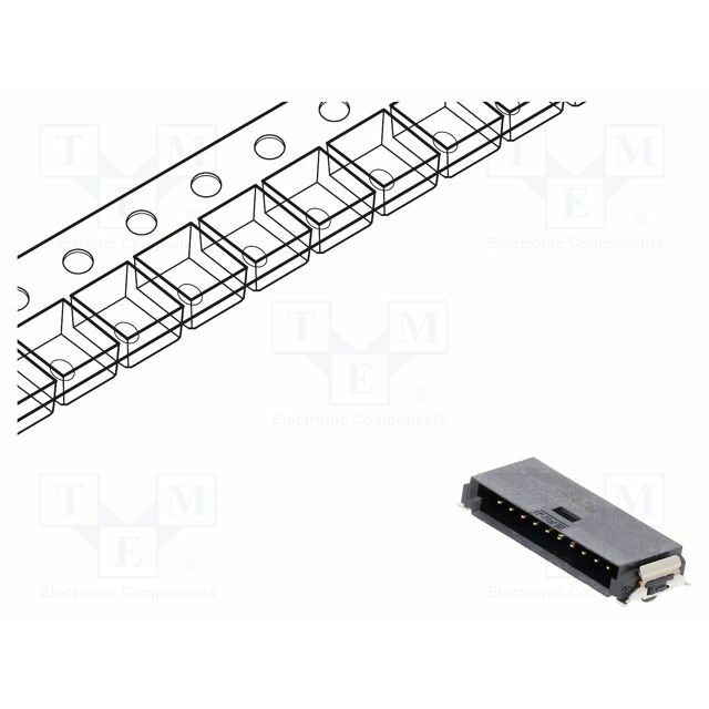 TE CONNECTIVITY Connector: wire-board; socket; male