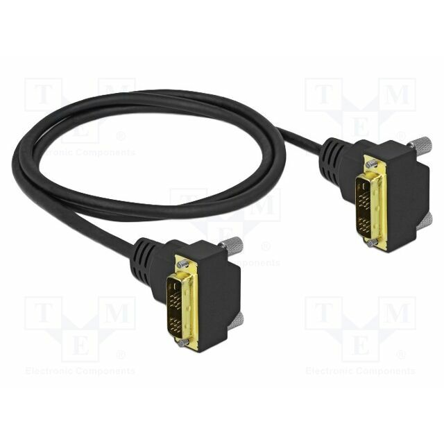 Cable; DVI-D (18+1) plug 90° up/down