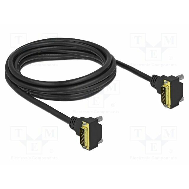 Cable; DVI-D (18+1) plug 90° up/down